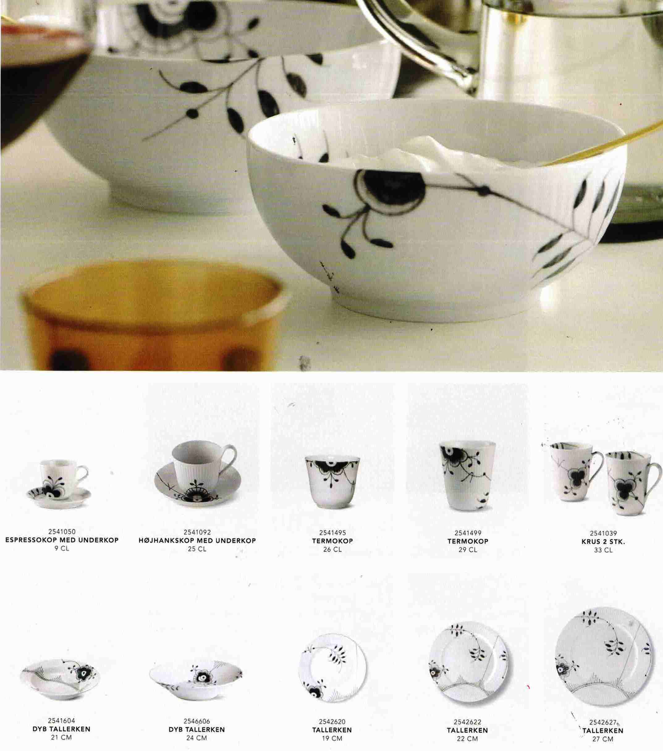 beskydning Mose væg MEGA MUSSEL SORT RIFLET MUSSELMALET kongeligt royal copenhagen kaffestel  spisestel tallerkner krus kander skaale